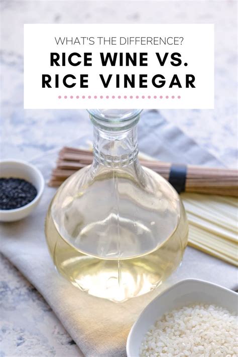 rice red wine  rice vinegar  big differences  barn light bar