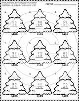 Subtraction Regrouping Digit Printables sketch template