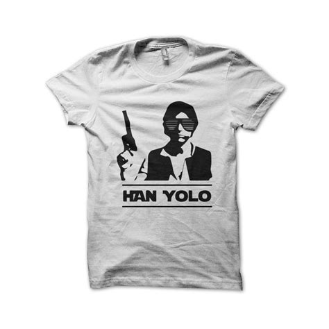 Han Yolo T Shirt White