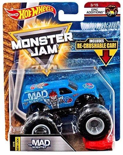 hot wheels monster jam   mad scientist   crushable car