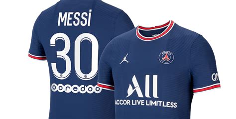 Lionel Messi Whose No 30 Paris Saint Germain Jersey Was Available