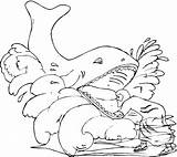 Coloring Whale Jonah Pages Printable Kids Killer Orca Bible Drawing Story sketch template