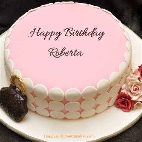 pink birthday cake  roberta