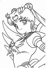 Moon Sailor Coloring Pages Printable Book Szukaj Google Color Anime Manga Sheets sketch template