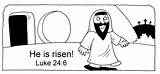 Easter Risen Coloring He Pages Has Colour Lambsongs Kids Happy Bunny Verse sketch template