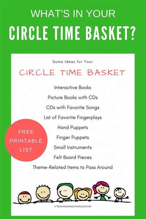 preschool circle time printables printable templates