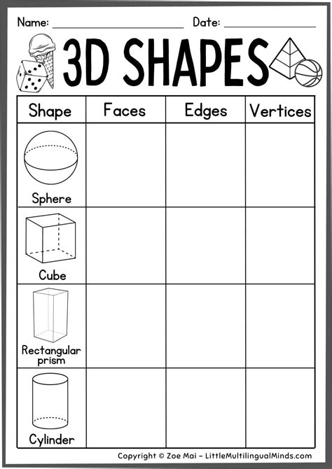 printable  shapes chart  fun activities ideas  kids