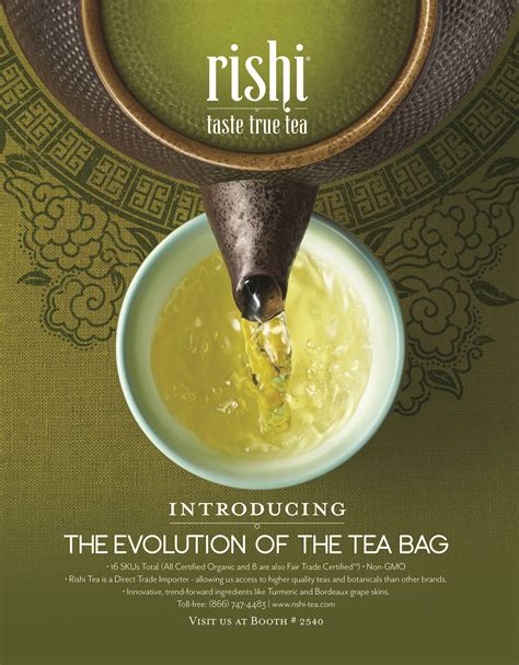 rishi tea debuts special knit mesh organic fair trade certifiedtm tea
