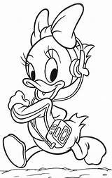 Duck Daisy Coloring Baby Pages Disney Sheets Music Kids Christmas Listening Books Se Donald Crafts Characters Cartoon Flower sketch template