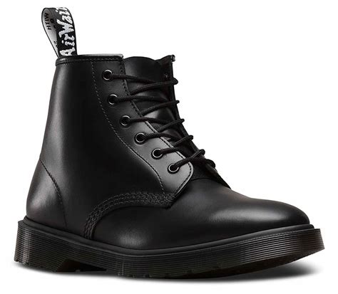 dr martens mens   eye brando distressed premium leather ankle mono boots ebay