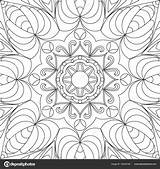 Mandala Rectangular Mandalas St3 sketch template