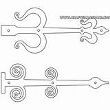 Door Hinges Hinge Fairy Medieval Doors Svg Drawing Patterns Printable Plate Old Craftsmanspace Savoir Plus Google sketch template
