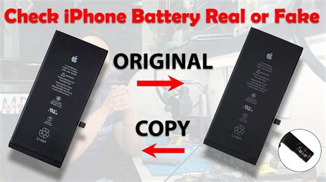 check iphone battery original  fake difference  genuine   genuine
