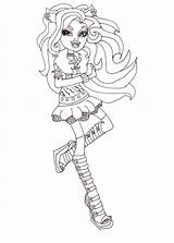 Clawdeen sketch template