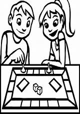 Board Coloring Game Pages Games Printable Online Girl Colouring Kids Boy Sheets Choose sketch template