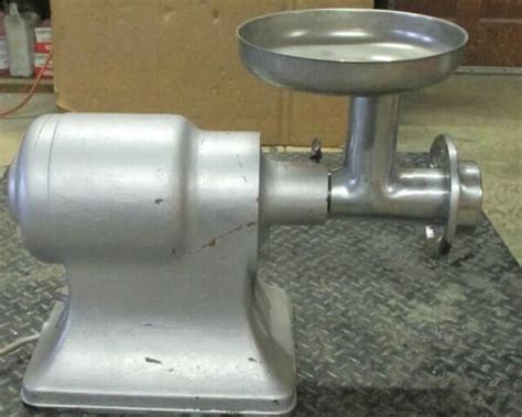 hobart commercial meat grinder model   volts  sale  ebay