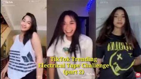 Tiktok Electrical Tape Challenge Part 2 Youtube