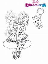 Barbie Dreamtopia Candy Coloring Pages Kids Kingdom Fun sketch template