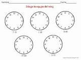 Hora Para Clock sketch template