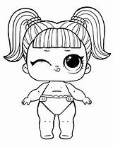 Lol Coloring Pages Baby Dolls Print Doll Printable Sheets Color Lil Surprise Para Barbie Colorir Pintar Unicornio Rocks Kids Getcolorings sketch template