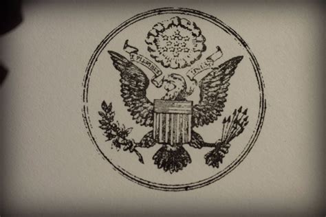 united states great seal rubber stamp