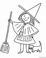 Coloring4free Witch Coloring Pages Cat Little Related Posts sketch template