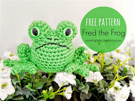 smartapple creations amigurumi  crochet  pattern fred  frog