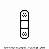 Colorear Vendaje Cerotto Bandage Ultracoloringpages sketch template