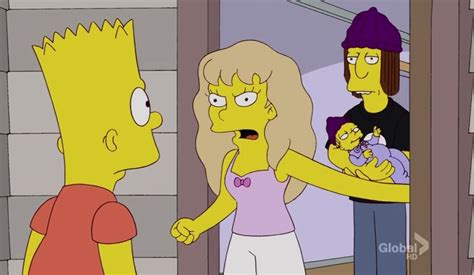 Bart Visiting His Old Girlfriends Simpsons Funny The Simpsons Maggie