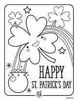 Coloring Patrick St Patricks Pages Printable Kids Preschool Rainbow Activities Adults Pattys Happy Crafts Shamrock Color Disney Activity Adult Sheets sketch template