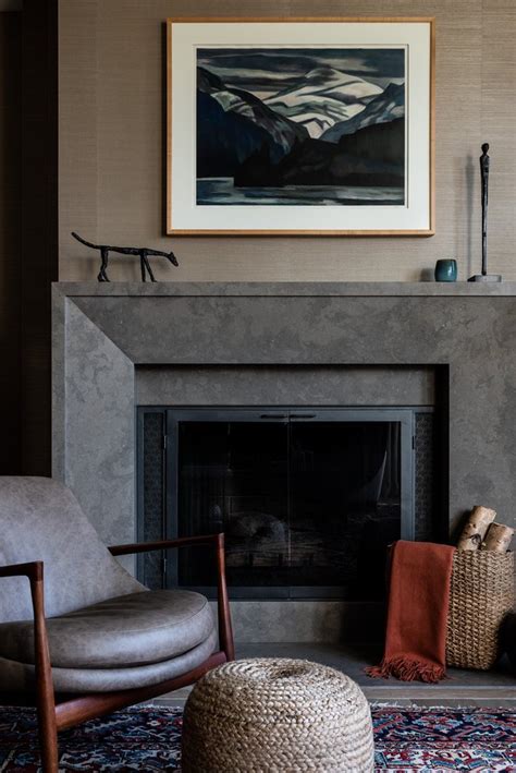 unexpected contemporary fireplace mantel ideas    good hunker