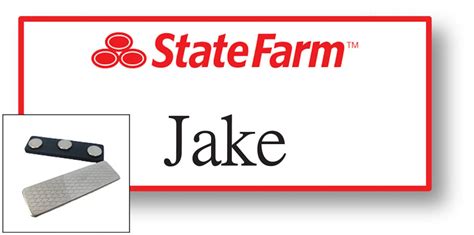 printable jake  state farm  tag
