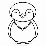 Penguin Coloring Pages Color sketch template