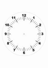Horloge Orologio Klok Malvorlage Malvorlagen Ausdrucken Gratis Stampare Lernen sketch template