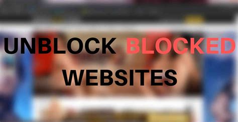 unblock websites   methods  access blocked websites