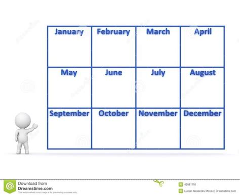 months  year calendar blank calendar template calendar printables
