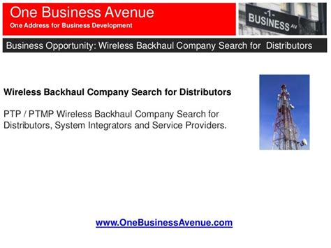 wireless backhaul company search  distributors