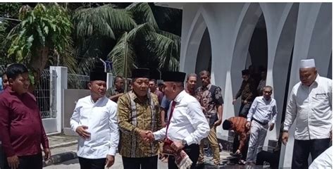 gubsu resmikan pemakaian masjid baitussyuro dprd sumut