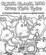 Clack Moo Click Coloring Pages Getcolorings sketch template