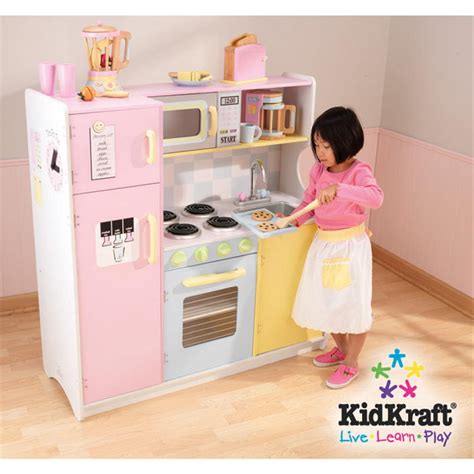 kidkraft pastel play kitchen set  toys  sportsmans guide