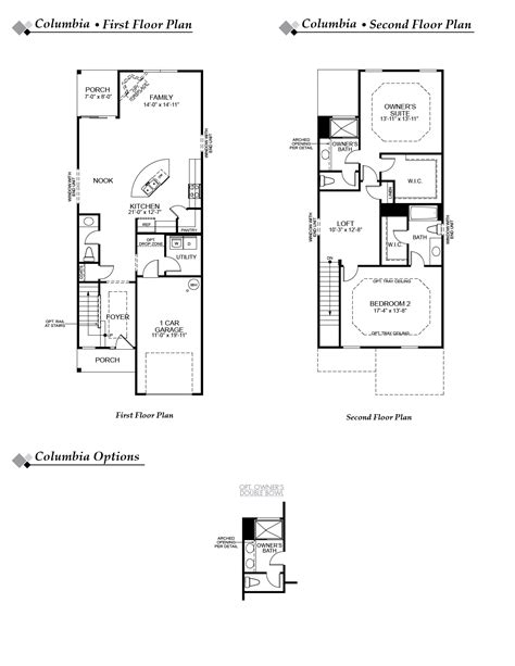 columbia floor plan longview eastwood homes