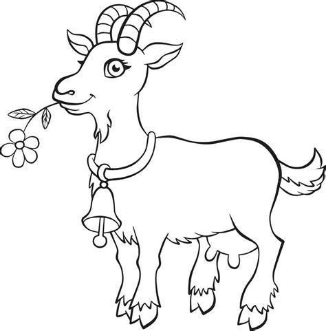 gaffy  goat coloring page goat billy coloring clipart goats funny