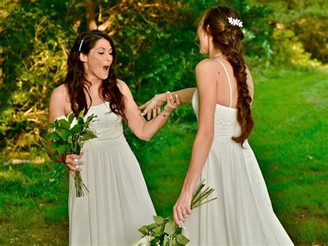 Lesbian Brides Find Out They Chose The Same Wedding Dress On Big Day