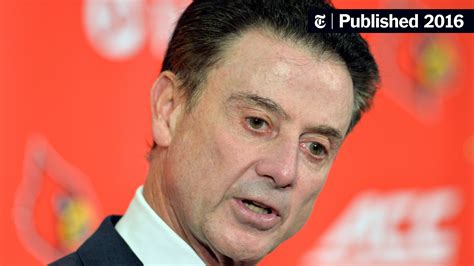 N C A A Charges Louisville’s Rick Pitino With Rules Violations In Sex