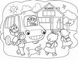 Ir Autobus Bus Alunni Andare Kidspressmagazine Fornitore Visualizzazione Descripción sketch template