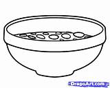Bowl Cereal Clipart Draw Drawing Cartoon Step Mouth Eyes Fruit Webstockreview Clipground Sheets Added Library sketch template