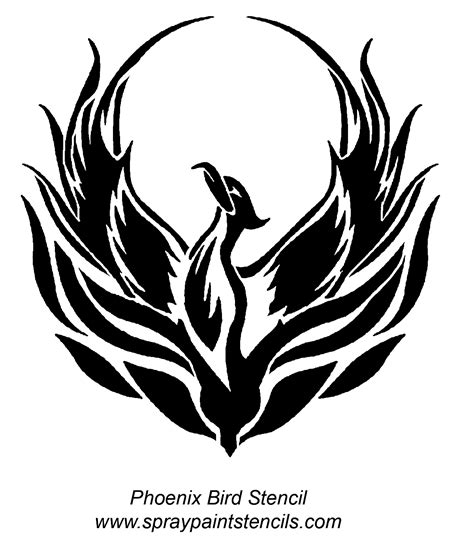 phoenix bird stencil phoenix pinterest phoenix rising phoenix