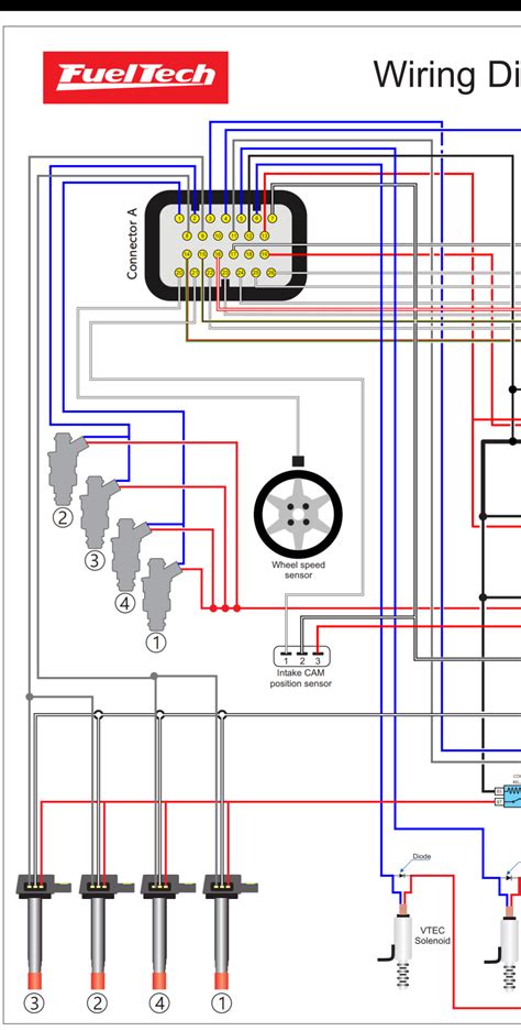 fueltech wiring single signal injectors page  honda acura ka ka engine forum