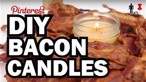 diy bacon candles man vs pin pinterest test 60 youtube