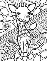 Coloring Zendoodle Animals Baby Macmillan Book Jeanette Powells sketch template